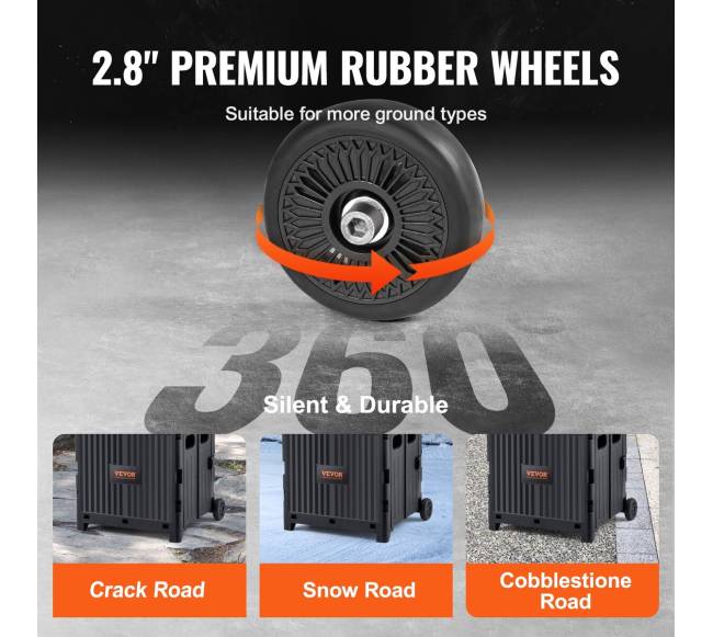 Sulankstomas pirkinių vežimėlis su teleskopine rankena4