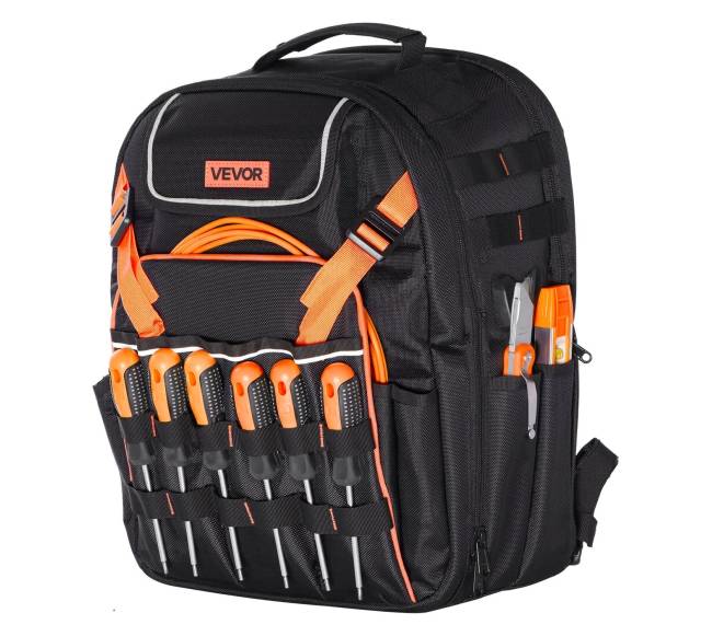 Darbo kuprinė su 45 kišenėmis elektrikams8