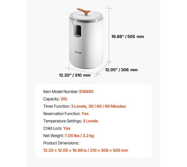 20L rankšluosčių šildytuvas su laikmačiu6