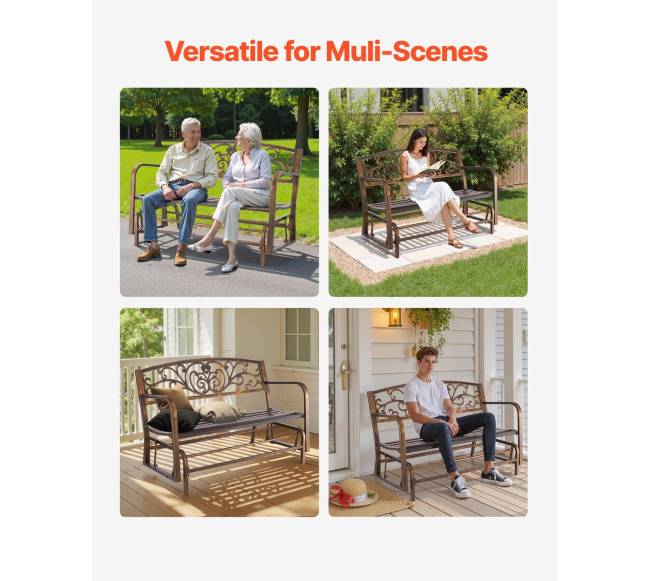 Lauko suoliukas su švelniu supimu5