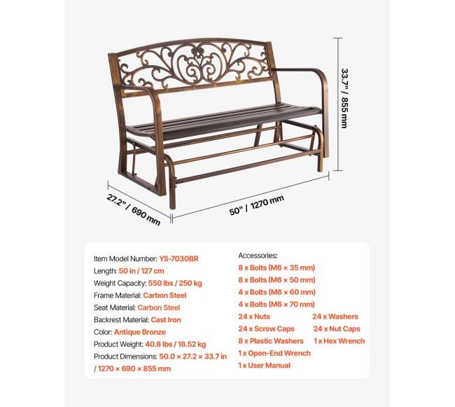 Lauko suoliukas su švelniu supimu6