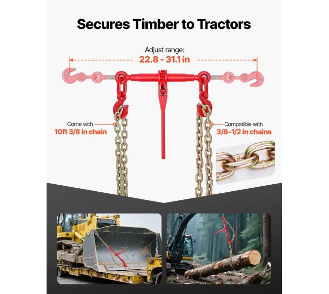 Grandininis ratchetas 1 cm x 3 m G80 tvirtinimui3