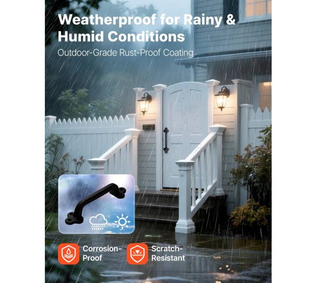 Tvarto durų rankena sodui 23 cm2