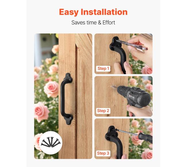 Tvarto durų rankena sodui 23 cm3