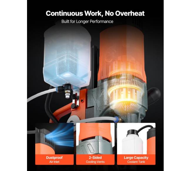 Magnetinė grąžtų spaustuvas su 6 šerdimi5