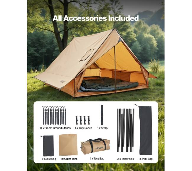 Dviguba palapinė su viryklės vieta2