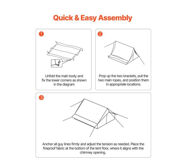 Dviguba palapinė su viryklės vieta5