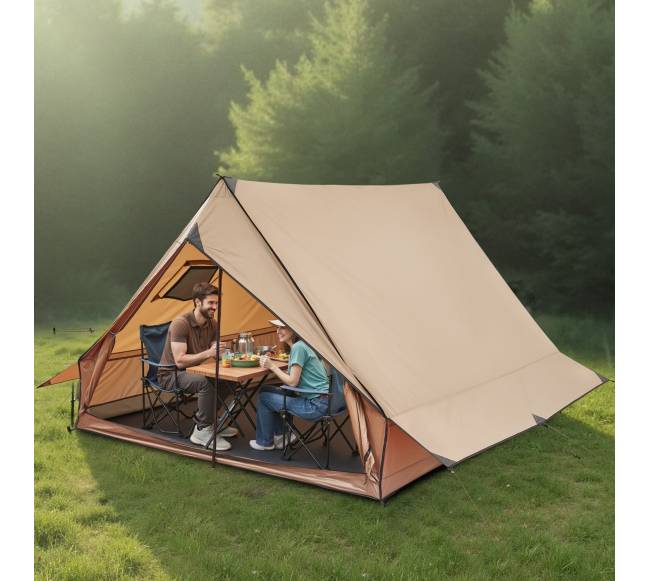 Dviguba palapinė su viryklės vieta7