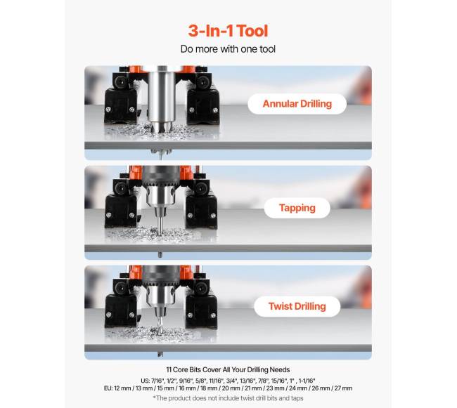 Magnetinė gręžimo staklės su 11 gręžtuvų1