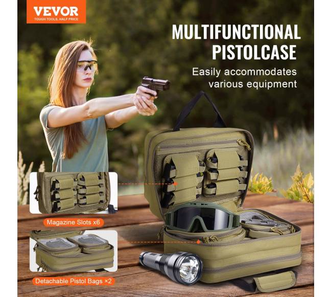 dėklas 2 pistoletams su integruotomis kišenėmis1