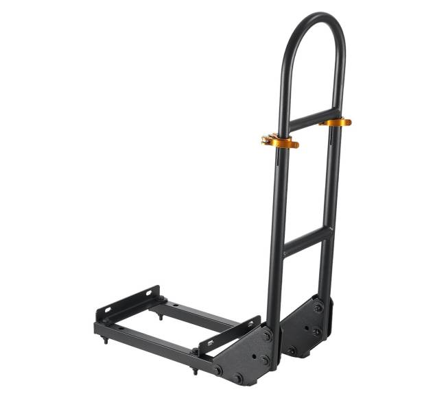 Golfinio vežimėlio galinė rankena su metaliniais kojų laikikliais9