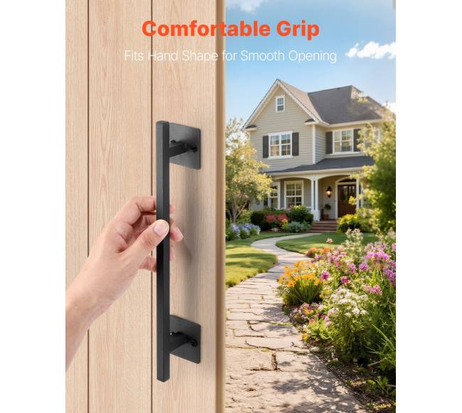 4 vnt. 32 cm tvarto durų rankenos4