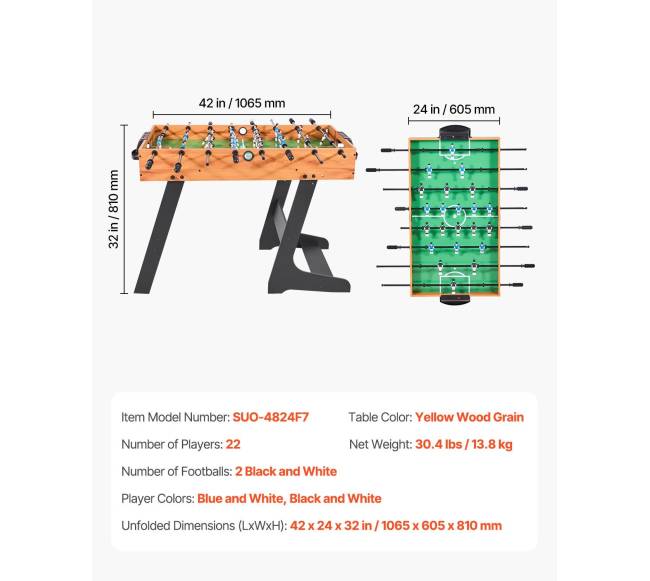 106 cm sulankstomas stalo futbolo stalas5