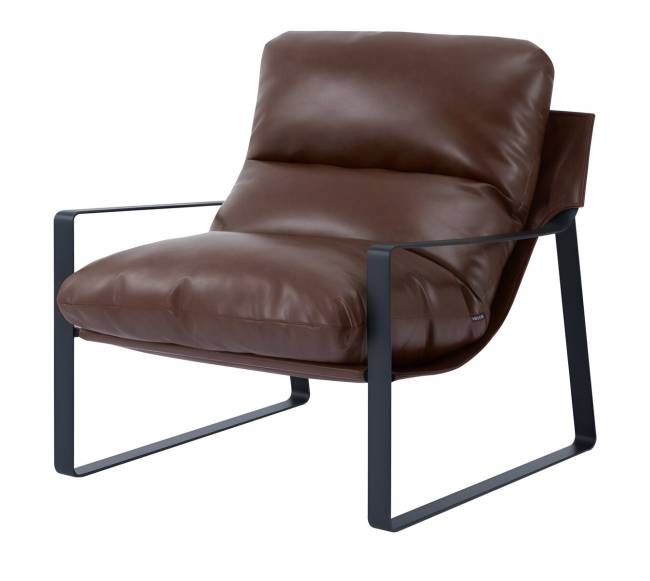 moderni PU odinė kėdė su metaliniu rėmu0