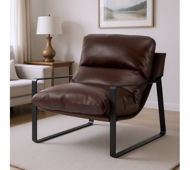 moderni PU odinė kėdė su metaliniu rėmu7