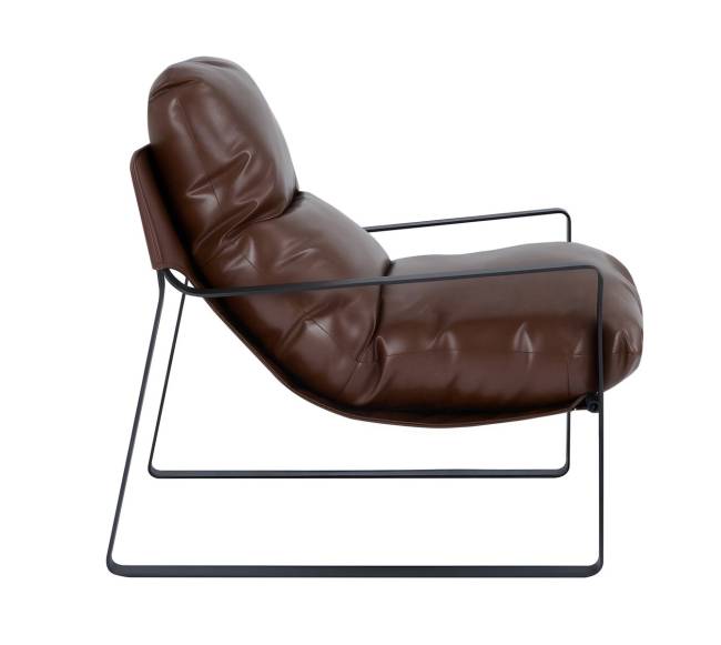 moderni PU odinė kėdė su metaliniu rėmu10