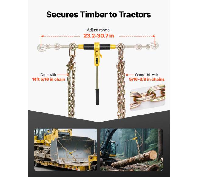 Šarnyrinis grandinės įtempiklis 8 mm x 4,2 m G802