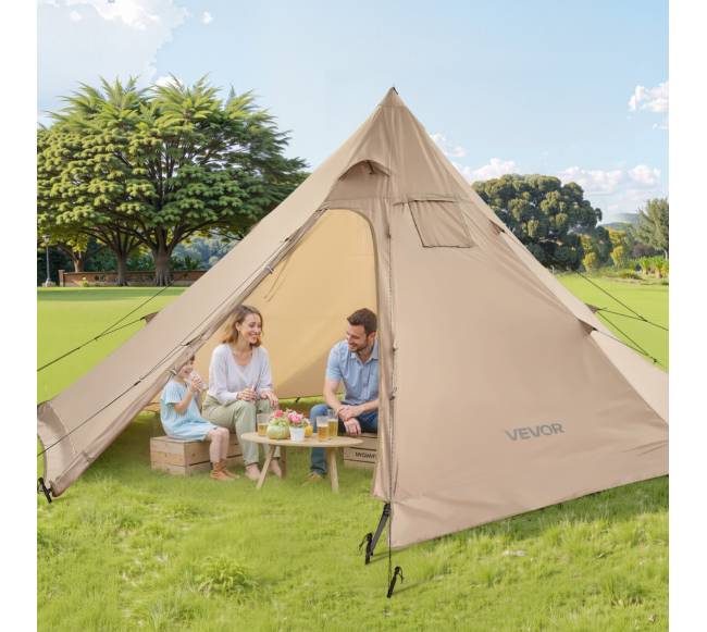 Tipi palapinė su krosnele 4 asmenims7