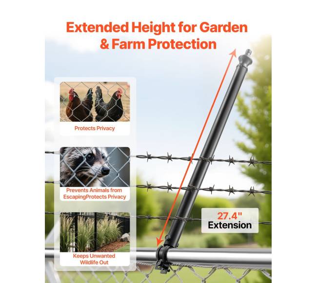 Tvoros prailgintuvas 9 vnt. 70 cm 1.3-1.5 cm3