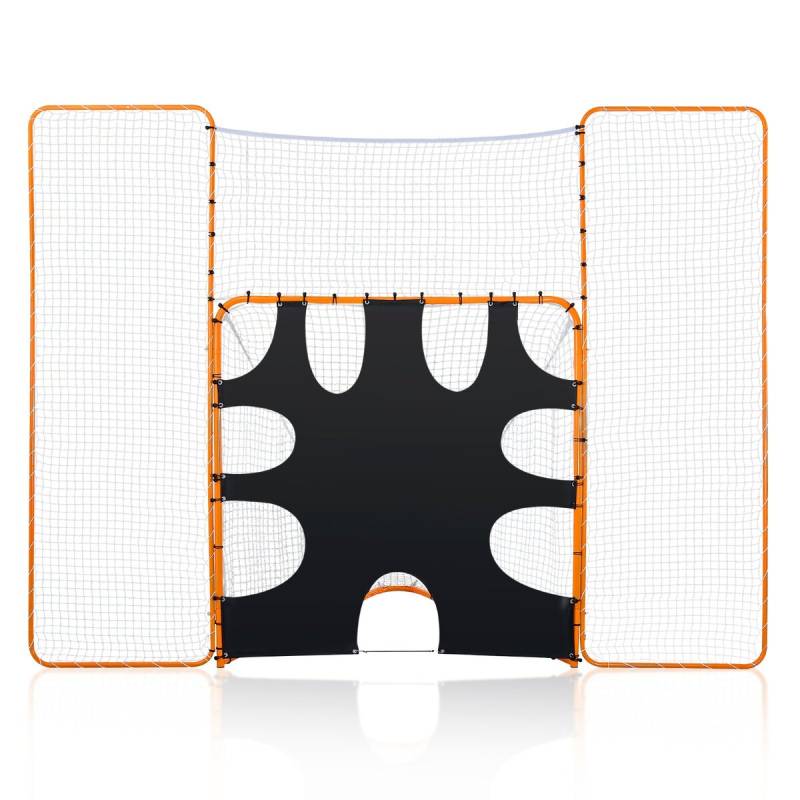 3-in-1 lacroso vartai su tinklu ir atšokimu0