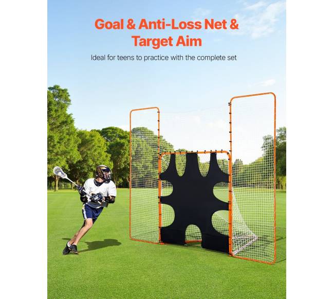 3-in-1 lacroso vartai su tinklu ir atšokimu1