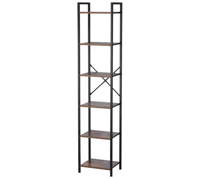 Metalinė lentyna su 6 lentynomis0