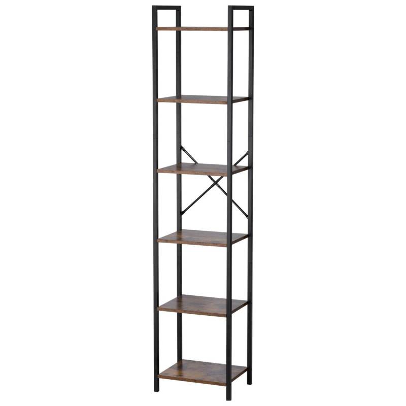 Metalinė lentyna su 6 lentynomis0