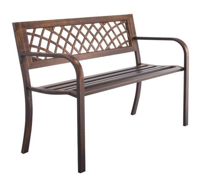 lauko suoliukas 116 cm metalinis rėmas8