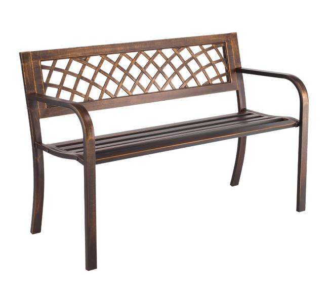 lauko suoliukas 116 cm metalinis rėmas9