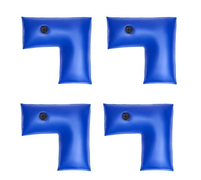 baseino dangčio kampinių svorių rinkinys 4 vnt0