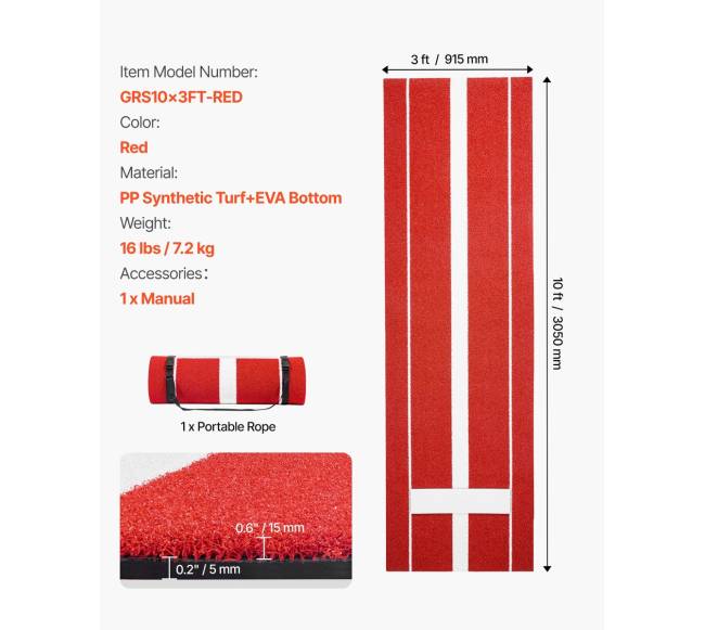 305x92 cm beisbolo kilimėlis6