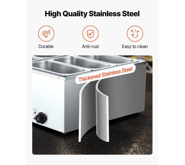 Kompaktiškas maisto šildytuvas, 6 indai3