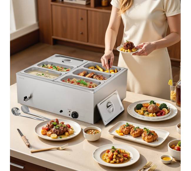 Kompaktiškas maisto šildytuvas, 6 indai7