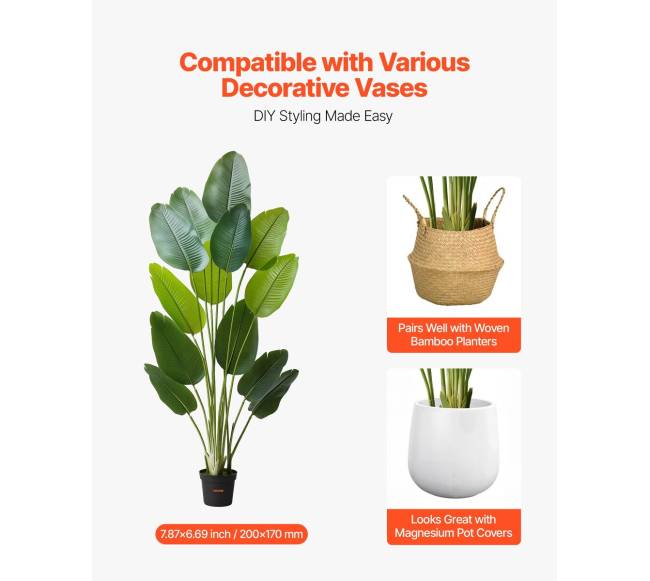 1829 mm rojaus paukščio dirbtinis medis su vazonu4