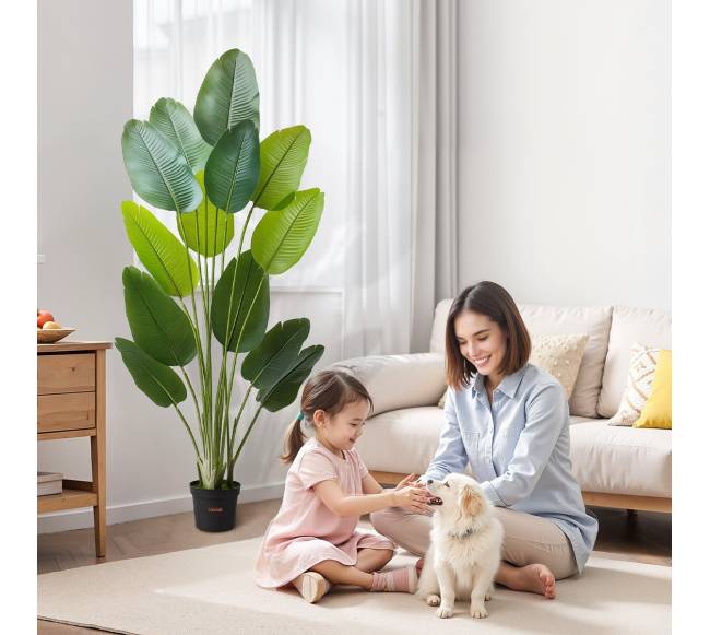 1829 mm rojaus paukščio dirbtinis medis su vazonu7