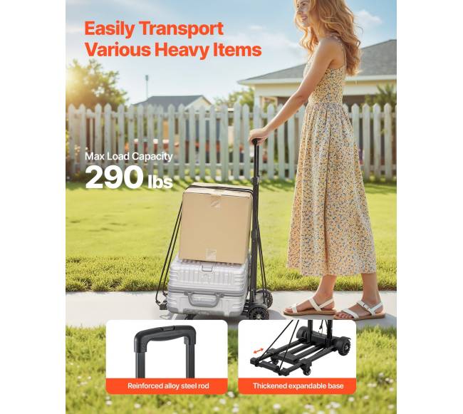 Sulankstomas vežimėlis 131.5 kg keliamoji galia1