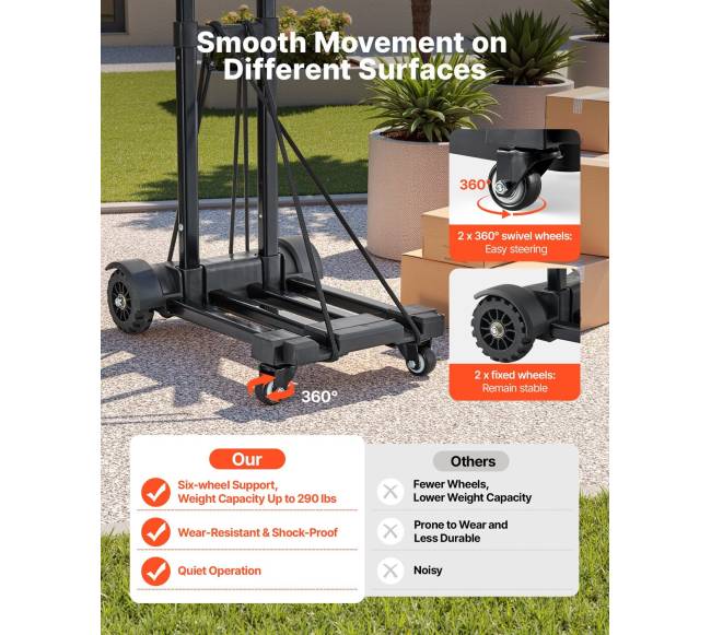 Sulankstomas vežimėlis 131.5 kg keliamoji galia4