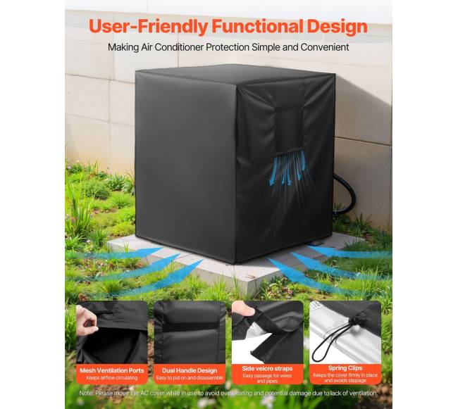 Lauko kondicionieriaus universali apsauga4