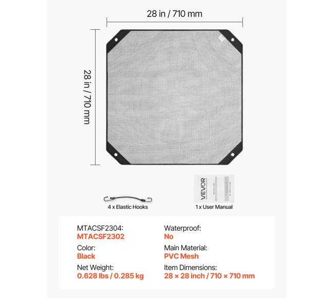 710x710 mm lauko kondicionieriaus apsauga6