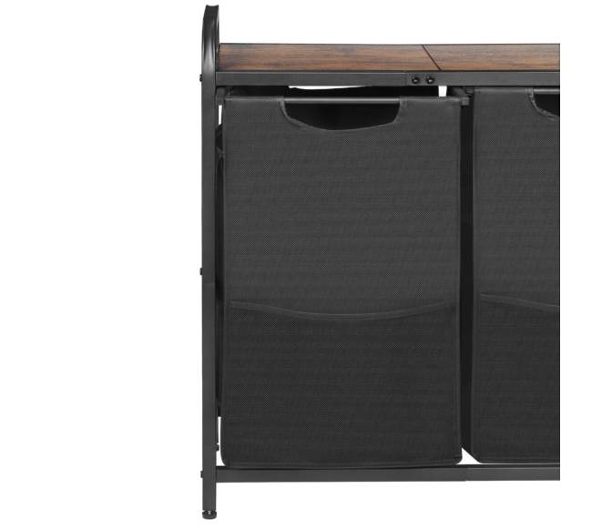 Skalbinių rūšiavimo stovas su dviem skyriais9