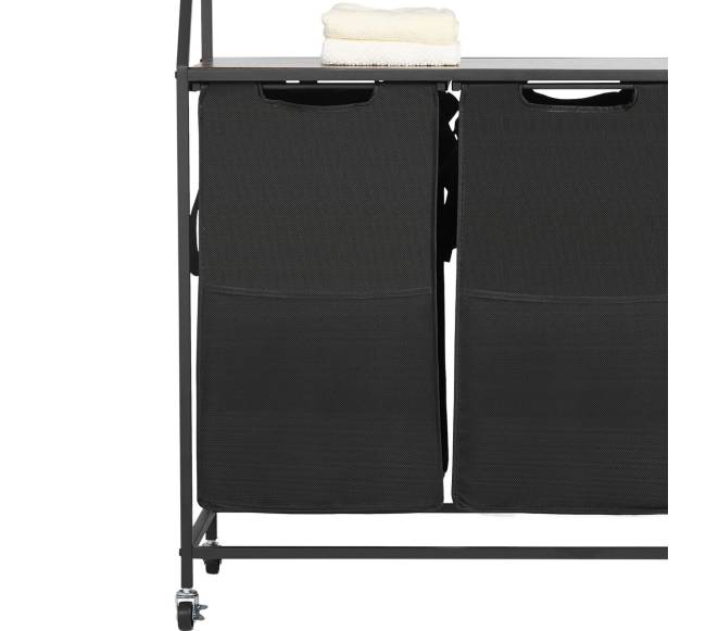 Dviaukštė skalbinių rūšiuoklė su ratukais9