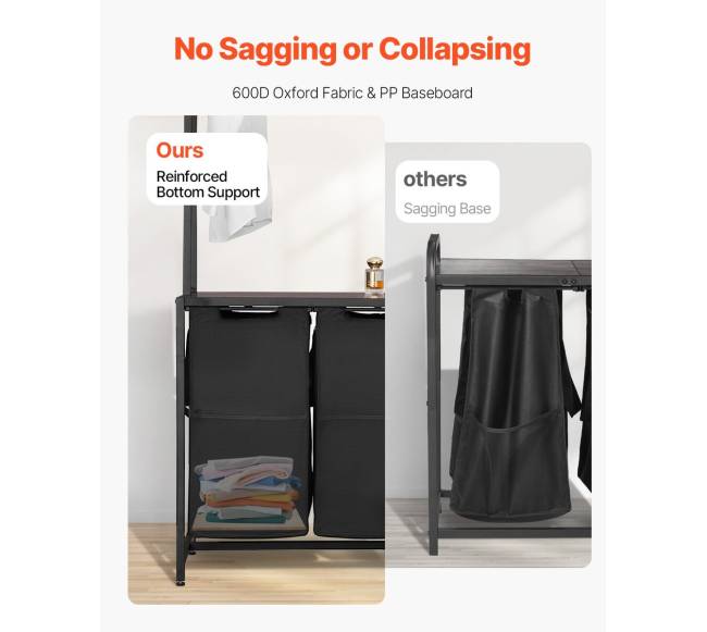 3 aukštų skalbinių rūšiuoklis su lentynomis4