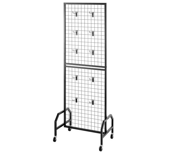 Tinklelio sienelės su ratukais ir kabliukais0