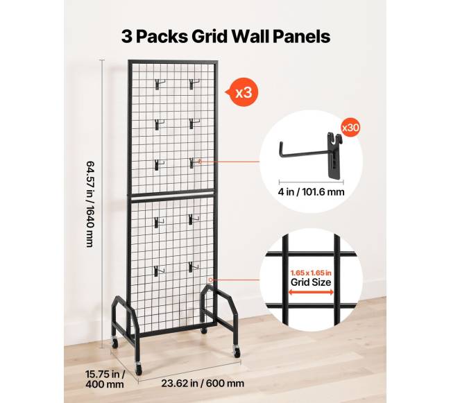 Tinklelio sienelės su ratukais ir kabliukais1