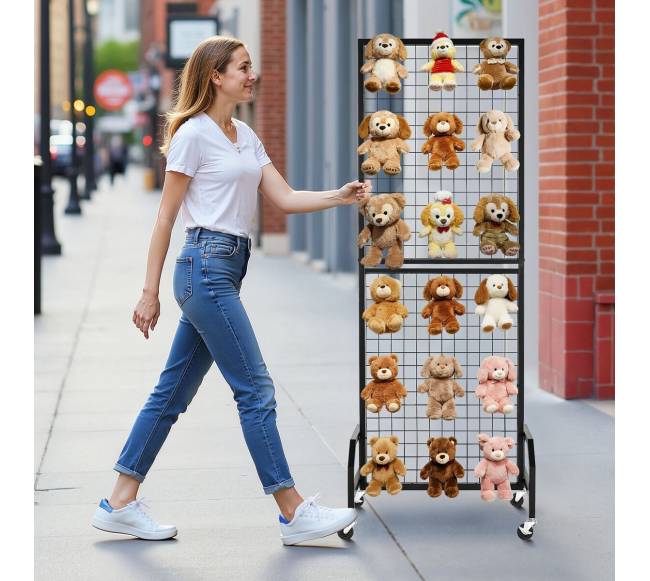 Tinklelio sienelės su ratukais ir kabliukais7