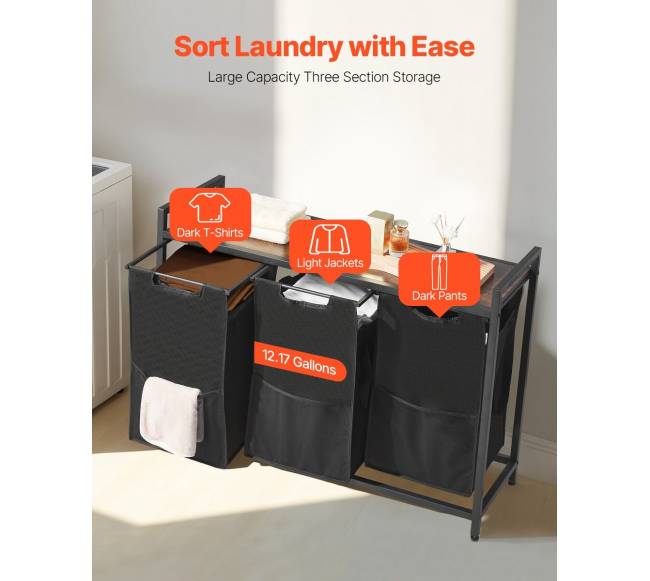 Skalbyklos rūšiuotuvas su trijų sekcijų stalu2