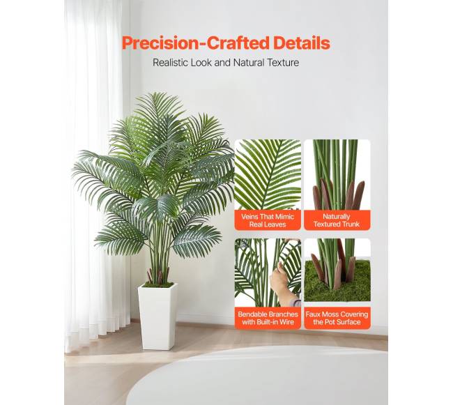 Dirbtinis arekos palmės medis vazonėlyje1