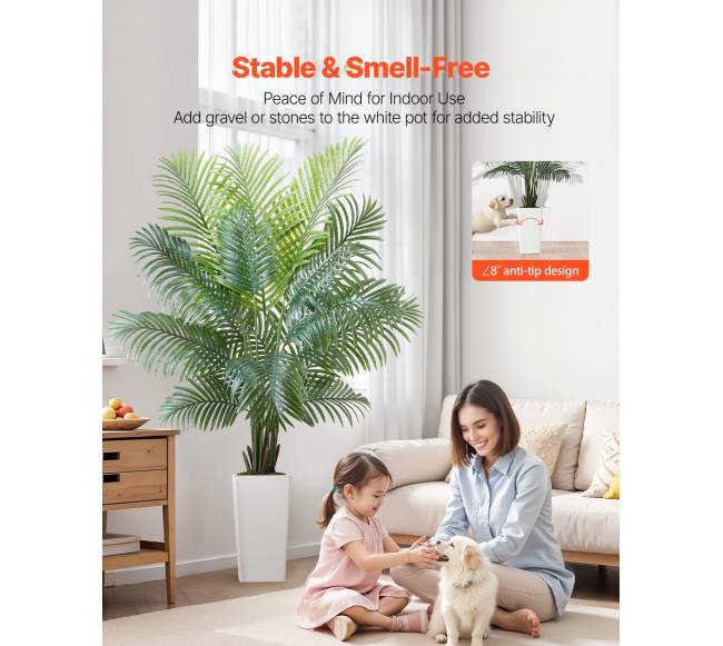 Dirbtinis arekos palmės medis vazonėlyje2