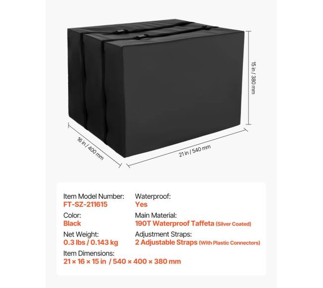 Oro kondicionieriaus danga 530 x 400 x 380 mm vandeniui6