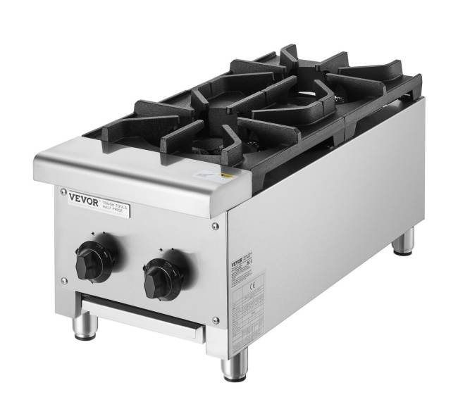 Dujinė viryklė su 2 kaitvietėmis0